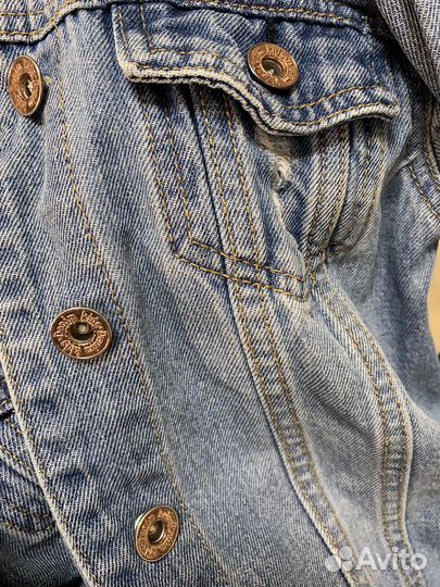 Куртка джинсовая девочка 134-140