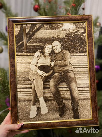 Выжигание портретов на дереве