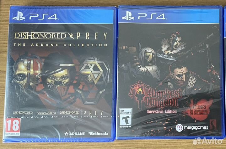 Игры Darkest Dungeon, Prey PS4/PS5