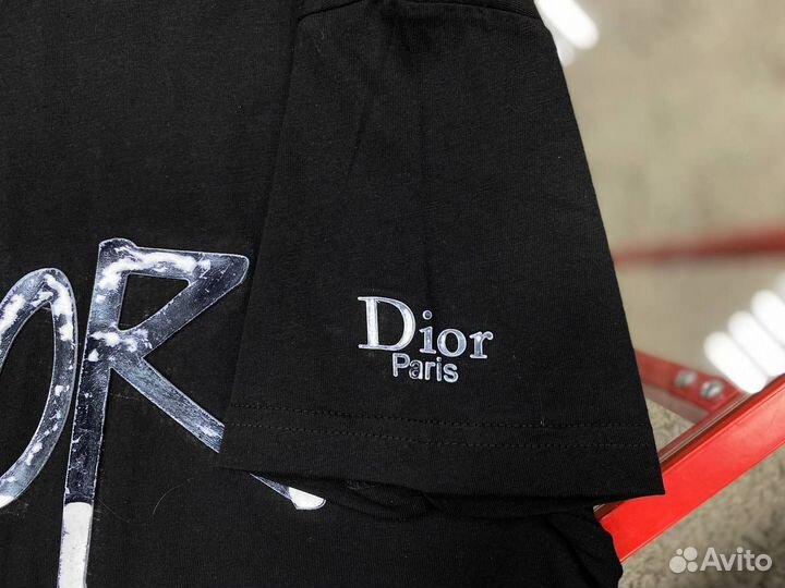 Футболка Dior Logo Black