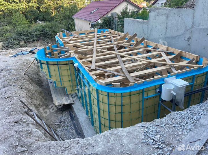 Бассейн 7х3х1,5 от производителя,ступени Бельэтаж1