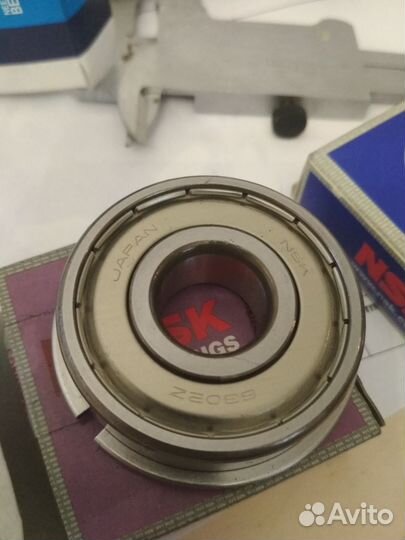 Подшипник NSK 6302zznr Япония со стопорным кольцом