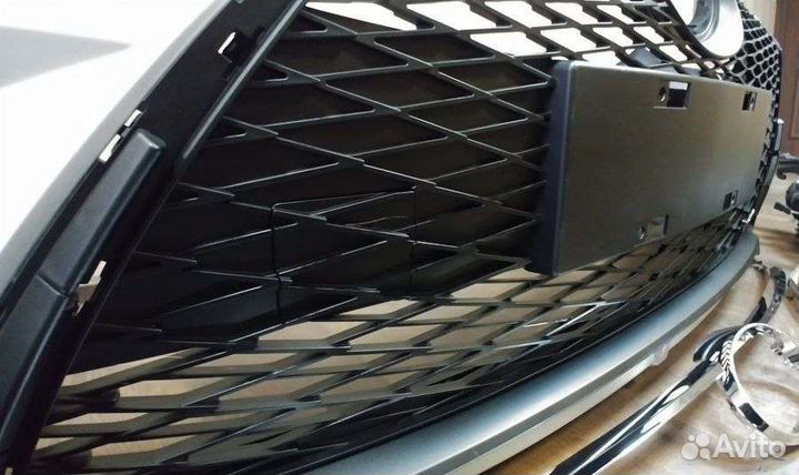 Передний бампер, обвес Камри 50/55 в стиле Лексус