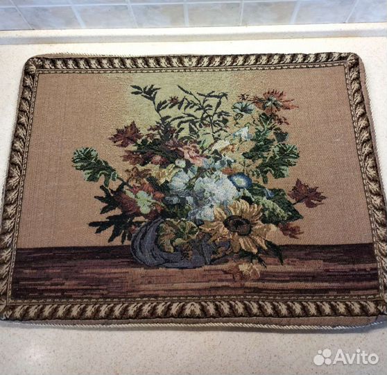 Гобеленовая двухсторон наволочка на молнии 50х70