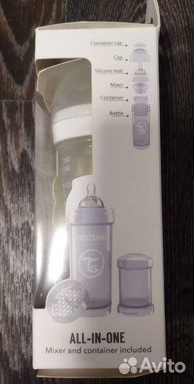 Детская антиколиковая бутылочкаTwistshake 260 мл