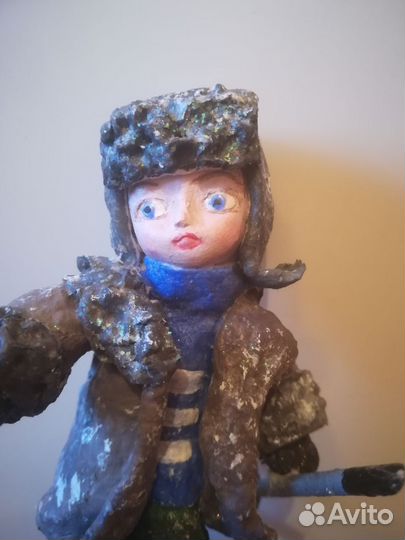 Ватные елочные игрушки