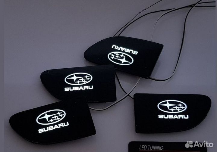 Led подсветка дверных ручек салона Subaru Forester