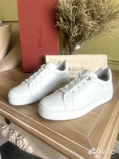 Кожаные кеды loro Piana оригинал