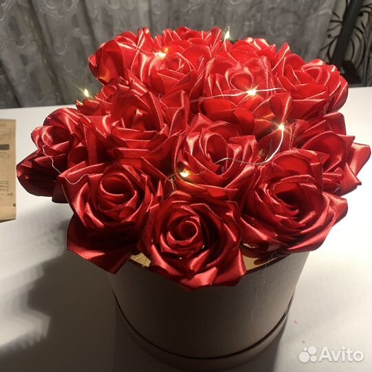 Букет из атласных лент