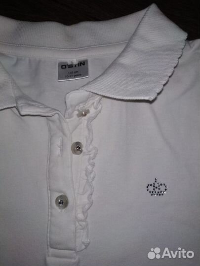 Продам блузки школьные на девочку 134/146