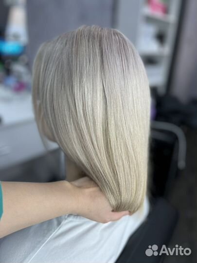 Окрашивание волос блонд