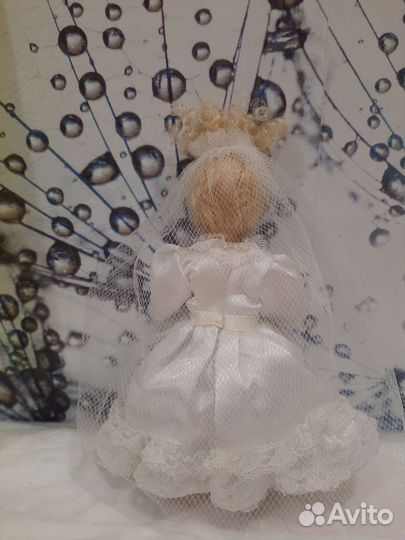 Кукла невеста коллекционная антикварная