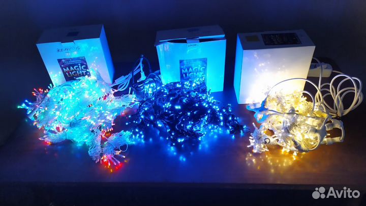 Гирлянда занавес уличная