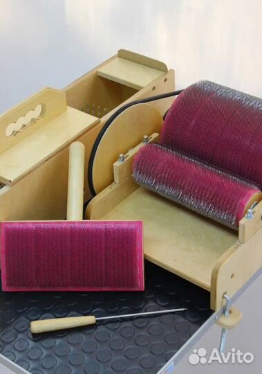 Набор Кардер для шерсти + трепалка