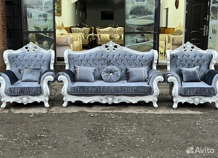 Диван и 2 кресла