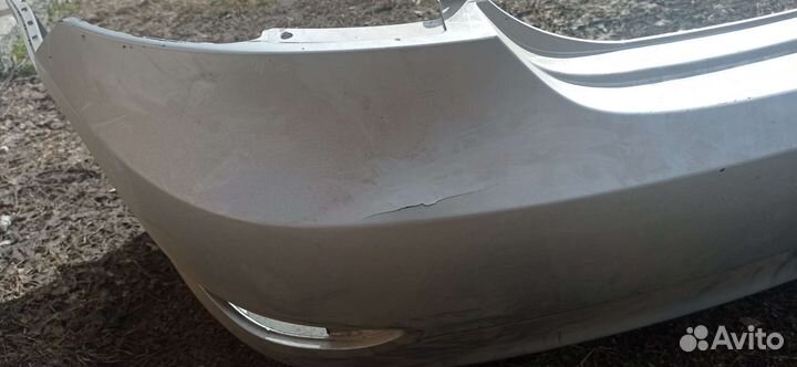 Бампер задний на hyundai solaris