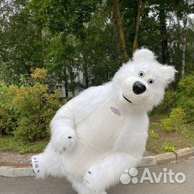 Надувной ростовой костюм медведя 2,6 метра