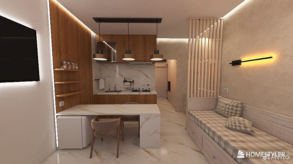 Квартира-студия, 23,6 м² — фото 1