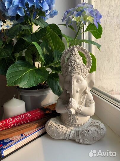 Ганеша фигурка статуэтка слон из гипса