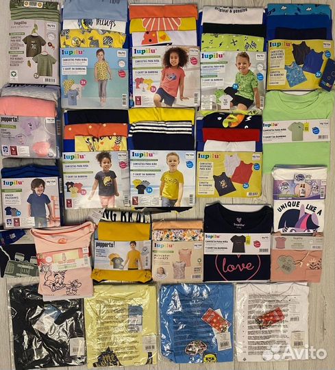 Детская одежда. Сток. Европа