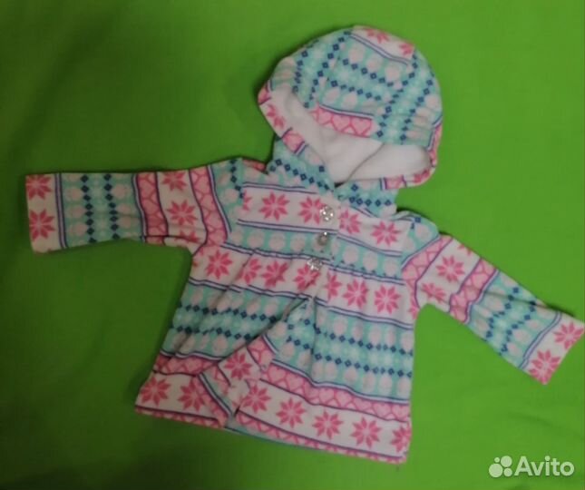 Кофточка на флисе 9мес. Carters
