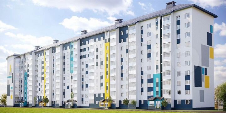 2-к. квартира, 61,9 м², 9/10 эт.