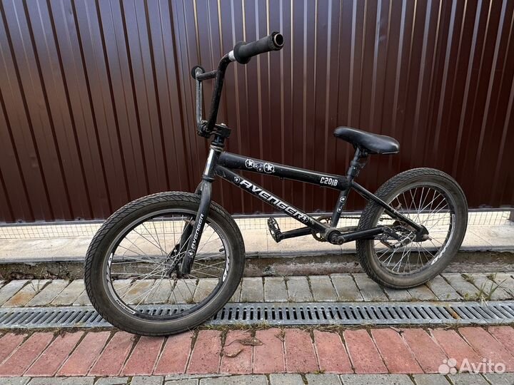 Велосипед veltory 20, велик черный BMX 20 avenger