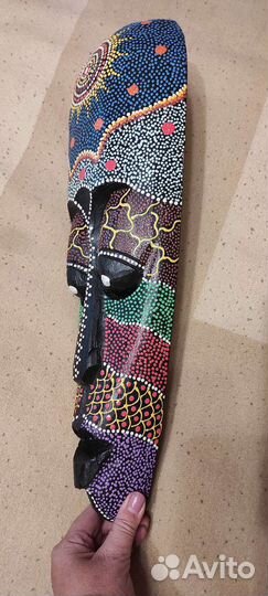 Маска-оберег сувенирная деревянная