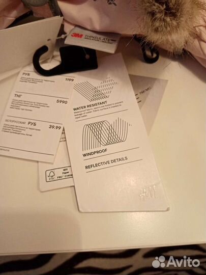 Варежки зимние h&m, 98-104