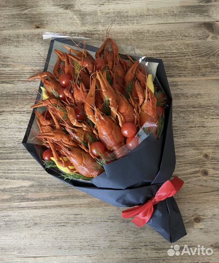 Мужской букет из раков, раки, подарок