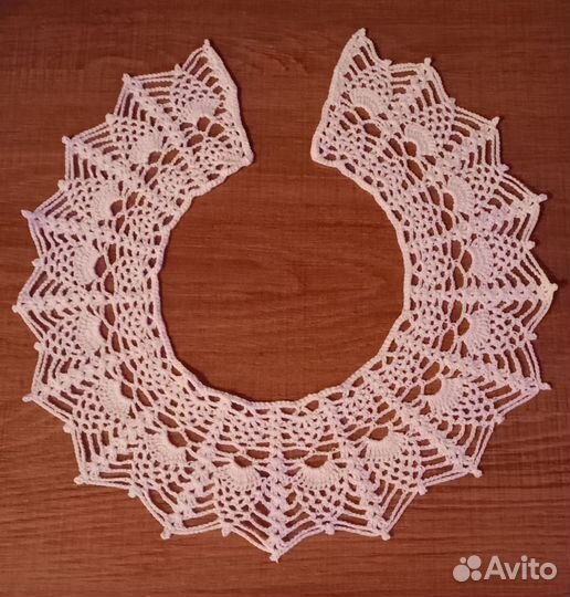 Кружевные воротнички крючком