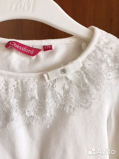 Школьные блузки на девочку 128 размер