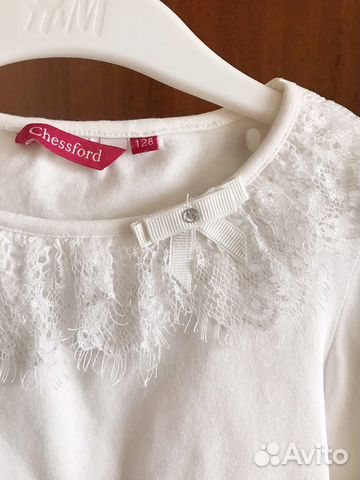 Школьные блузки на девочку 128 размер