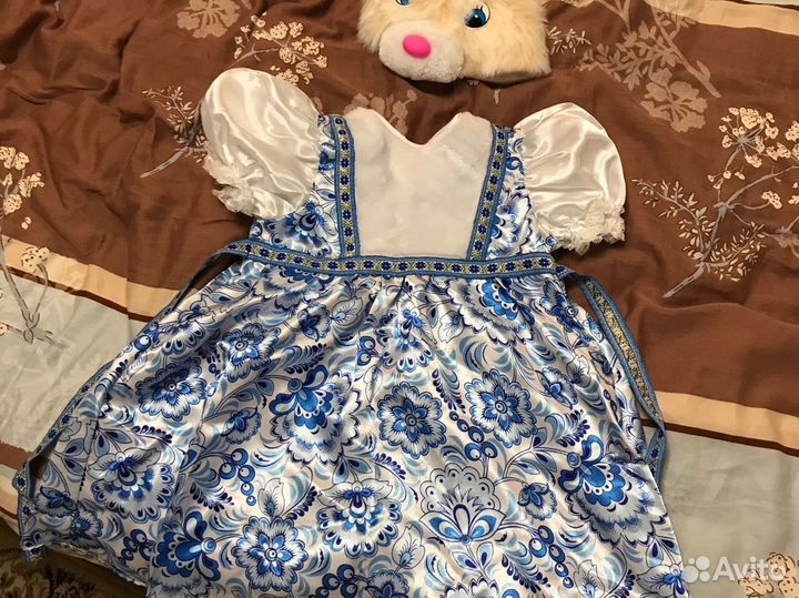 Новогодний костюм для девочки зайчик