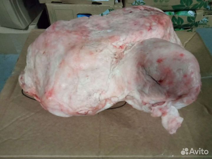 Курдюк копченый, сырой