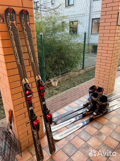 Горные лыжи и лыжные ботинки 43 размер