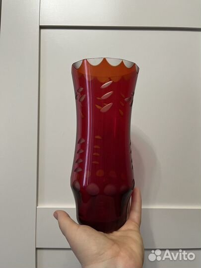 Ваза цветное стекло СССР