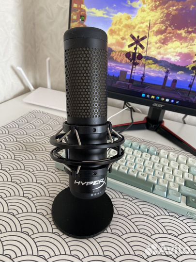 Микрофон HyperX QuadCast S черный