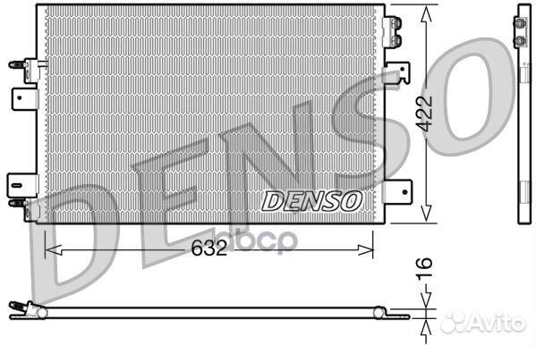 Конденсор кондиционера DCN06007 Denso