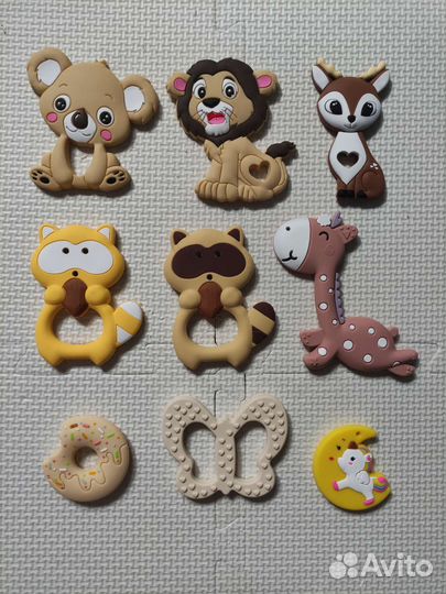 Силиконовые грызунки фурнитура