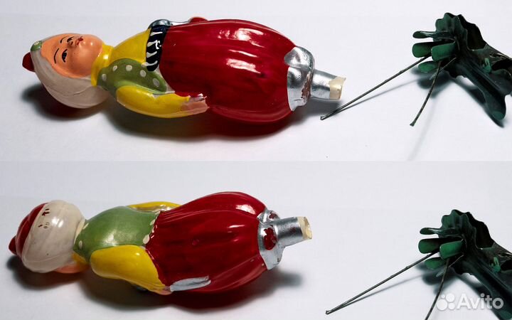 Ёлочные игрушки СССР на прищепке