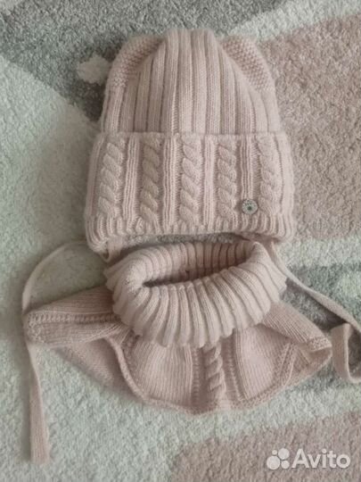 Комплект шапка, шарф