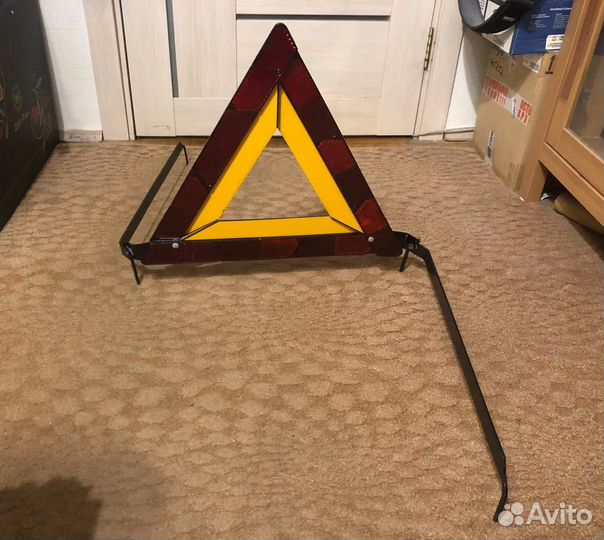 Знак аварийной остановки Salvo. Винтаж