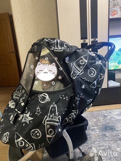 Дождевик на коляску универсальный