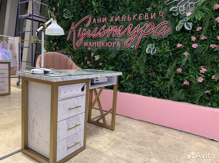 Маникюрный стол в стиле лофт