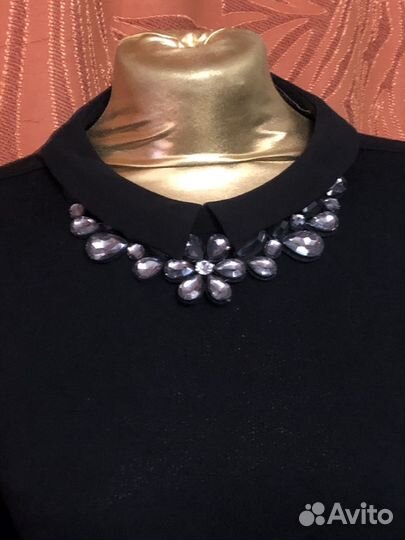 Джемпер трикотажный (Германия) +украшение