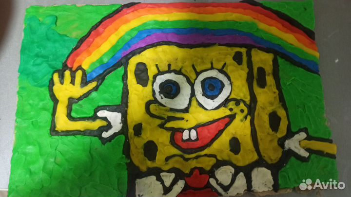 Картина из пластилина