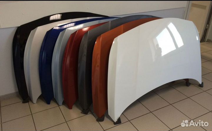 Капот на Hyundai Solaris 1 рестайлинг 2014-2017