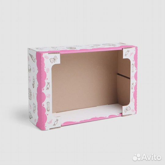 Гофролоток с печатью для кондитерки