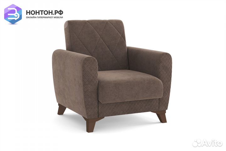 Кресло Эдвин коричневое
